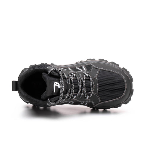 Anti Smashing Anti Piercing Four-Season Fashion High Top Safety Shoes