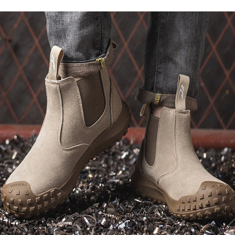 Electric Welding Anti-Spark Splash Boots High-Top Waterproof Safety Shoes