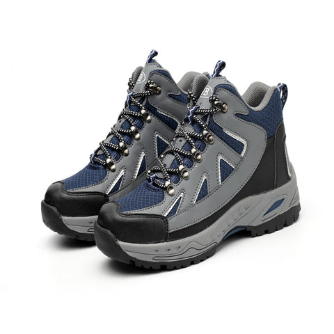 Winter Warm Breathable High-Top Wear-Resistant Non-Slip Rubber Sole Safety Shoes